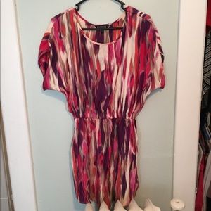 Colorful, flattering woman’s dress